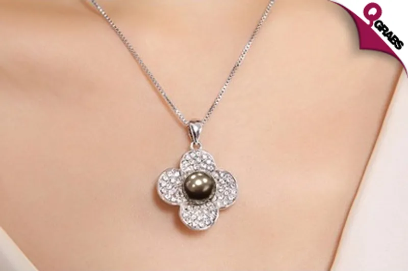 From QR69, Dazzle with Flower Pearl Jewelry Sets in Three Lovely Shades! (Up to QR387 Value)